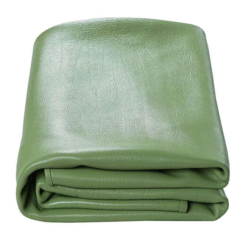 Premium Solid Color Buffalo Leather Mat Set (3 Pieces)