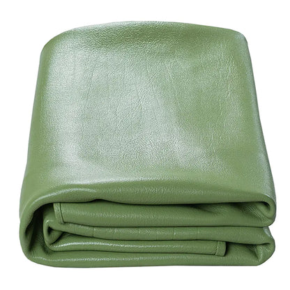 Premium Solid Color Buffalo Leather Mat Set (3 Pieces)