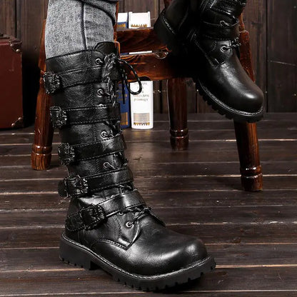 Men's High-Top Boots, Martin Boots, Tall Boots