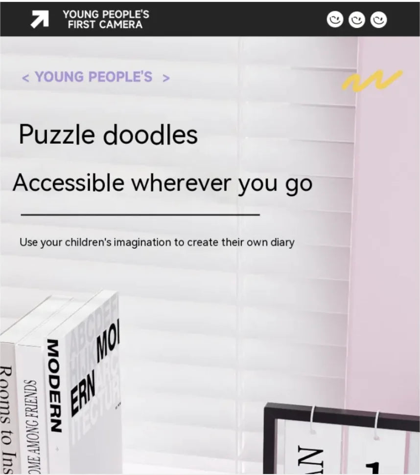 Kid's Printable Polaroid-Style Camera - Ideal Gift