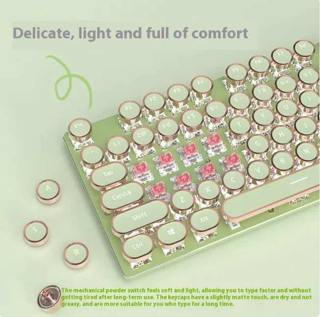 Dual-Mode E-Sports Mechanical Keyboard