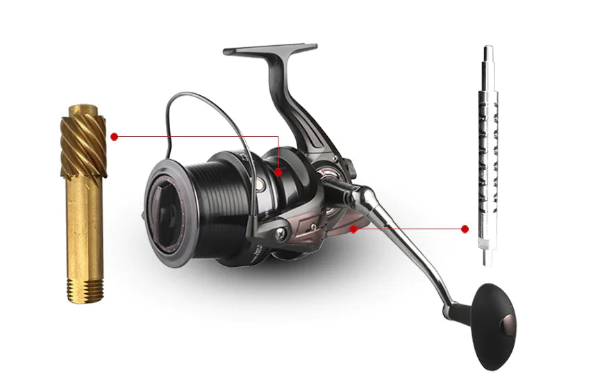 Lizard 9000 Metal Fishing Reel with Large Spool