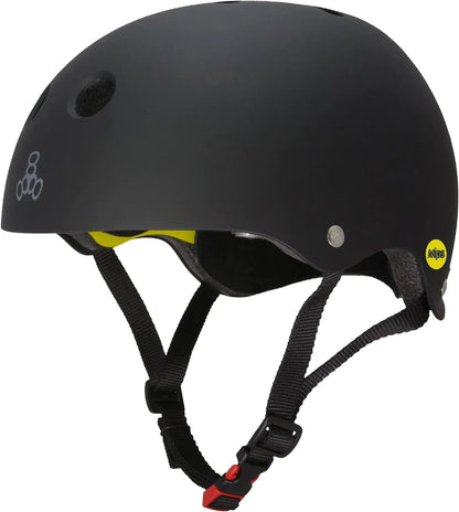 Triple Eight MIPS Dual-Cert Helmet for Biking & Skating XS/S Black