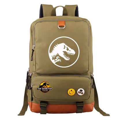 Jurassic Backpack - Travel Bag, Student Book Bag