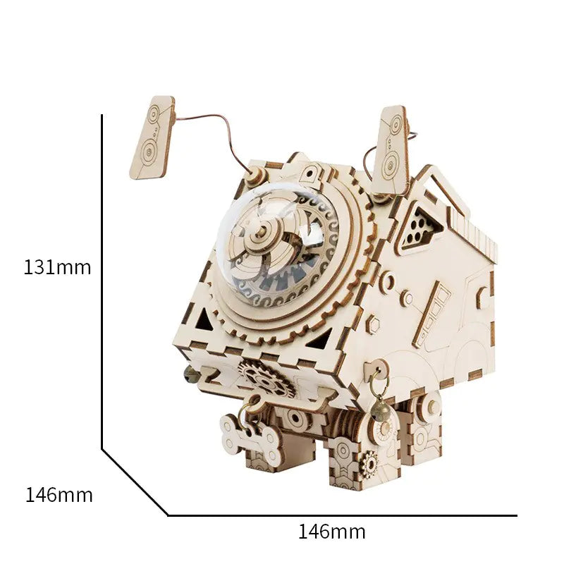 DIY Wooden Music Box Kit - Creative Gift for All