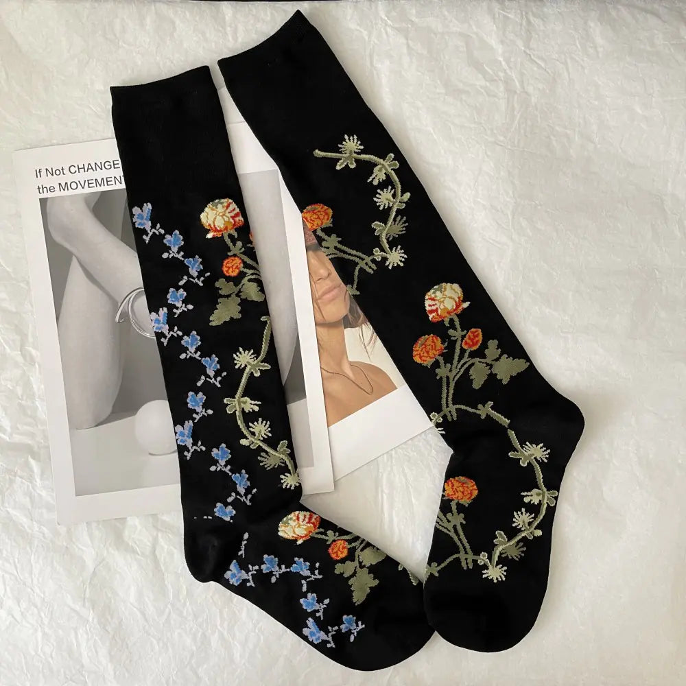 Women's Vintage Floral Socks