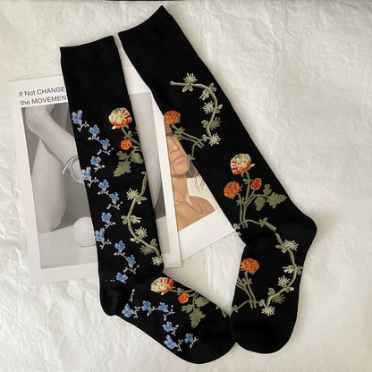 Women's Vintage Floral Socks