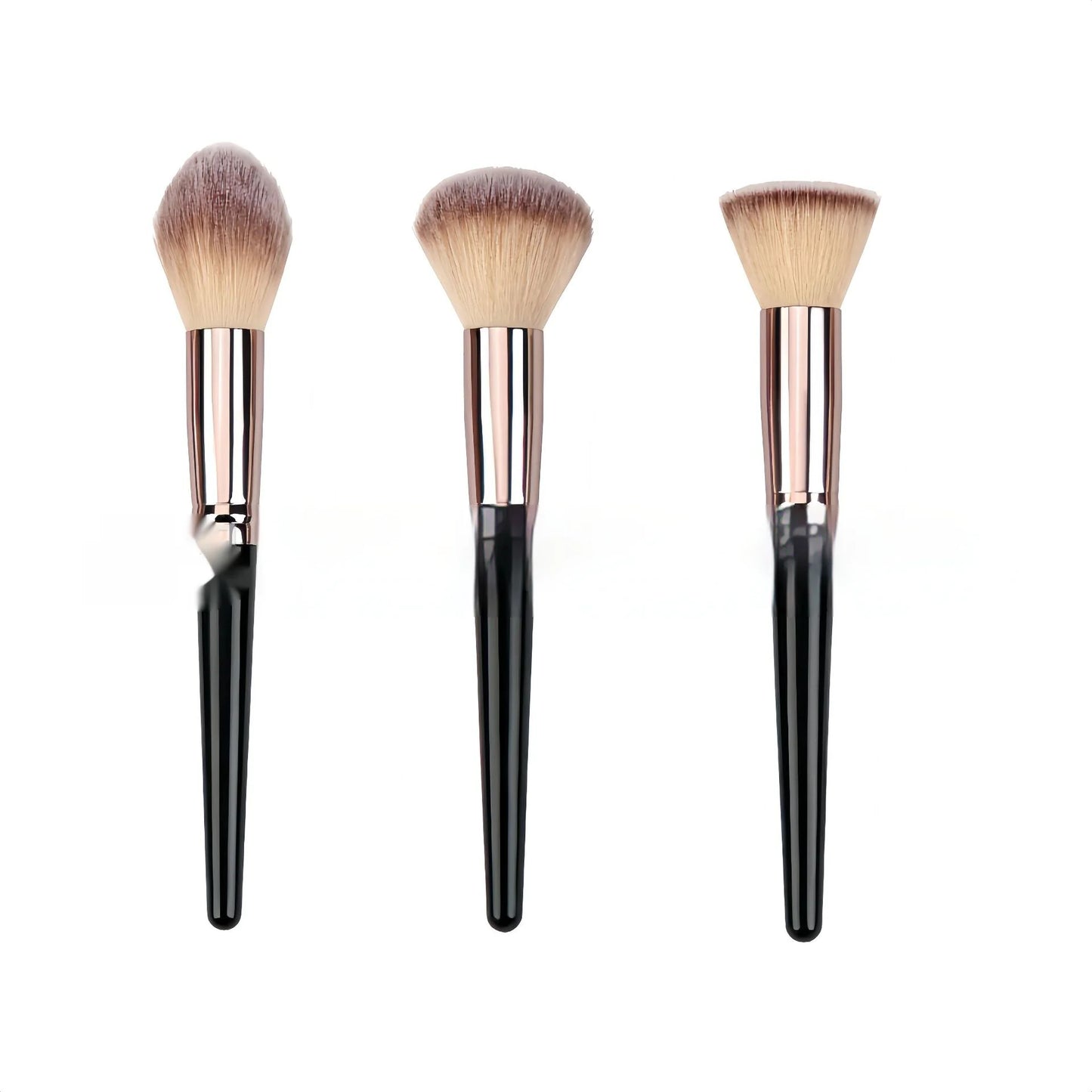 Black Makeup Brush Set – Face & Eyes