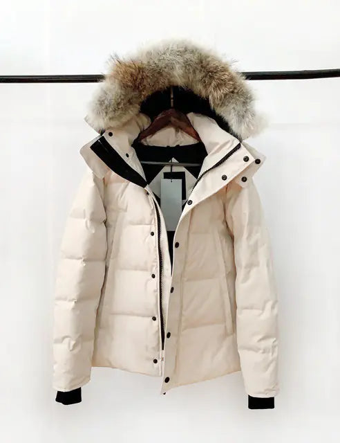 Canadian Style Warm White Goose Down Jacket (Autumn/Winter)