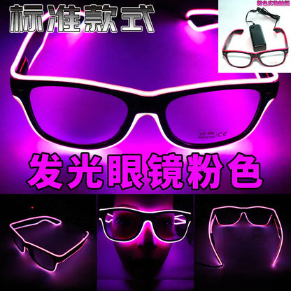 LED Neon Glasses for Music Parties and Events