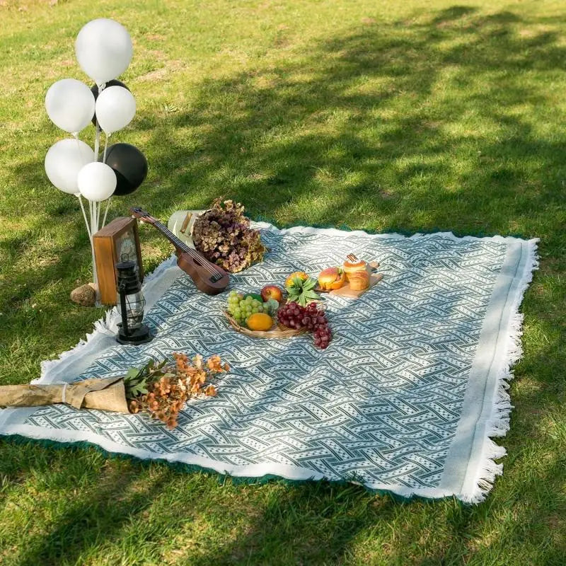 Outdoor Picnic Blanket for Camping and Tent Decor