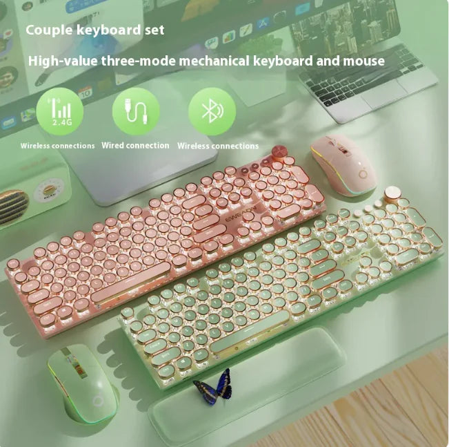 Dual-Mode E-Sports Mechanical Keyboard