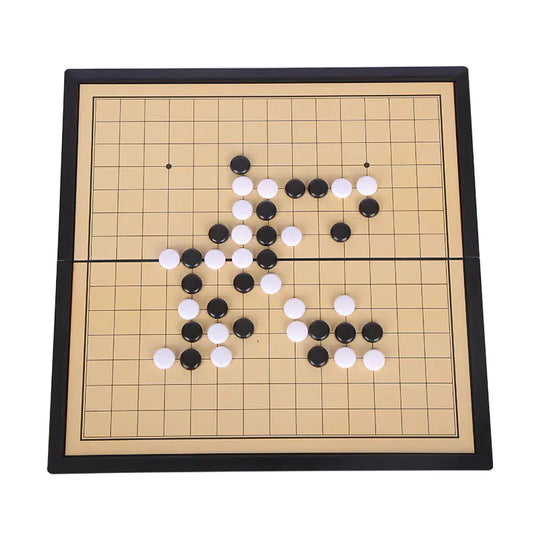 Magnetic Folding Five-in-a-Row Board Game for Kids