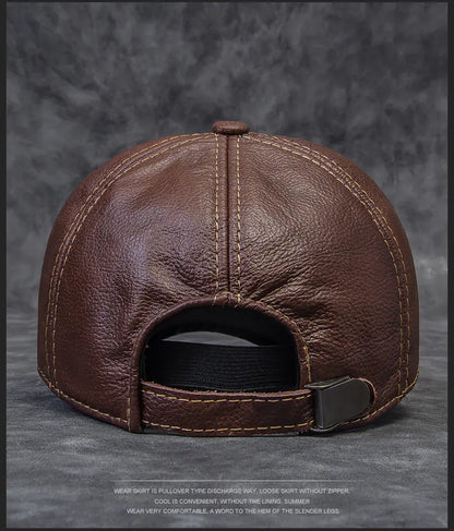 Men's Cowhide Baseball Hat