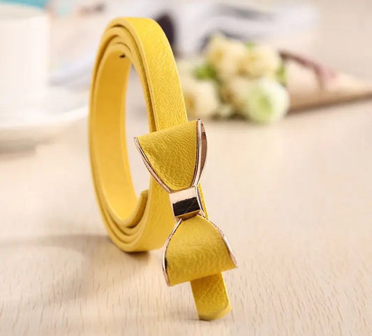 Bowknot Leather Belt for Women