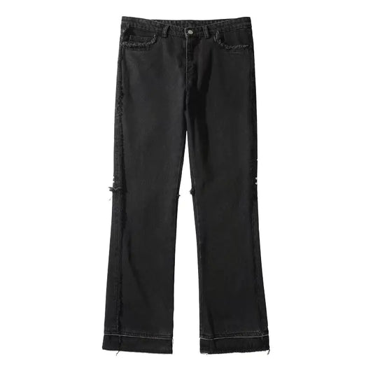 Men's Black Pocket Jeans