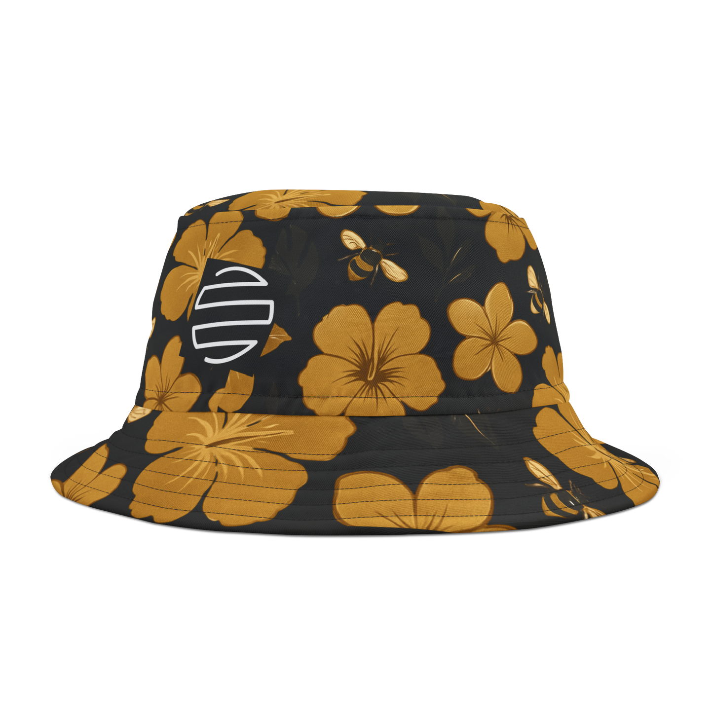 Humbly FloralBee Bucket Hat - Black