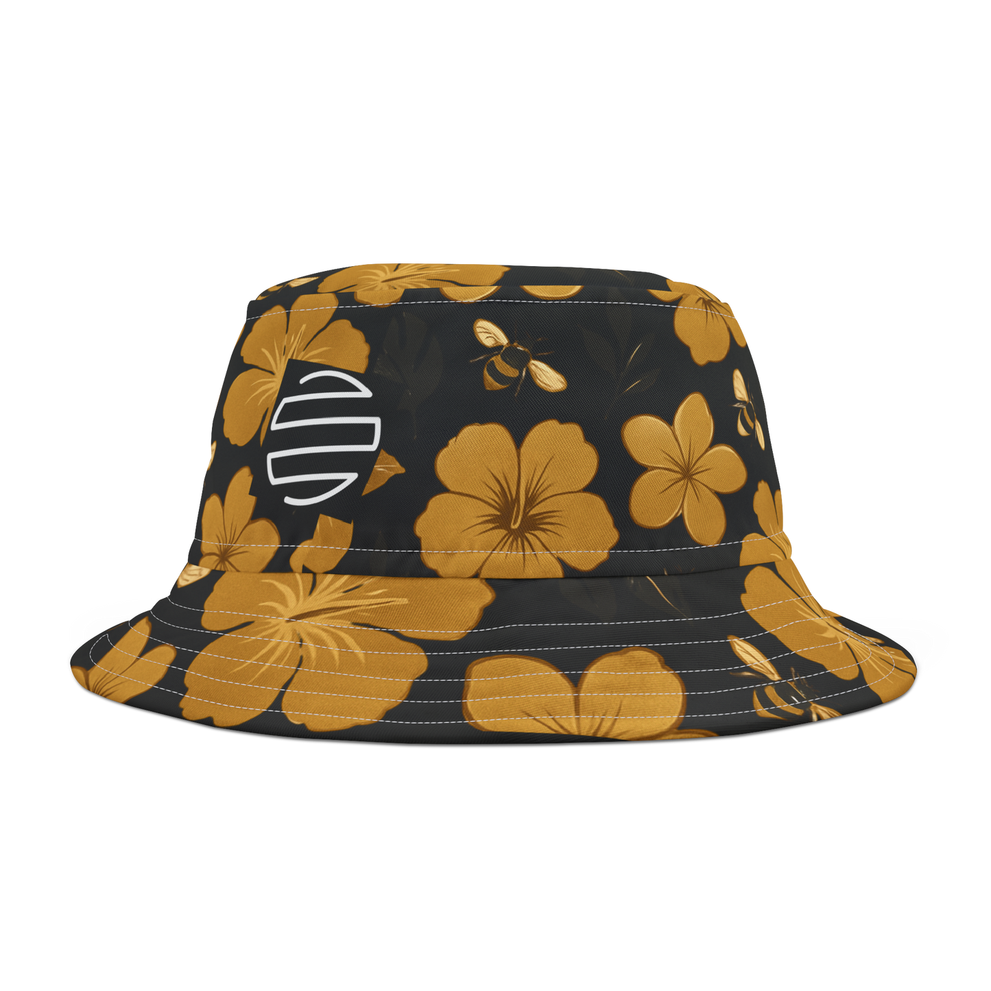 Humbly FloralBee Bucket Hat - Black