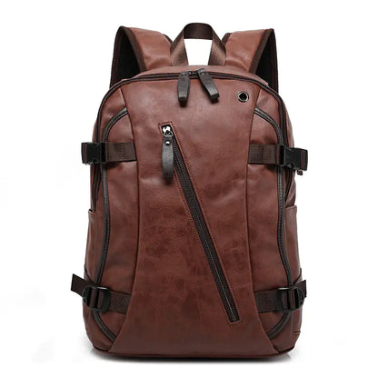 Leather Backpack and Book Bag