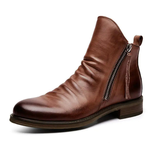 Men's Casual Leather Chelsea Boots