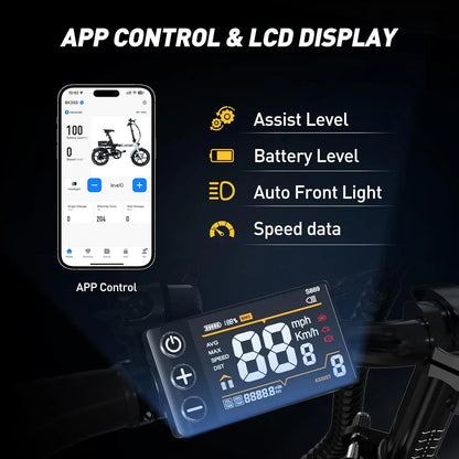 HITWAY 16” 250W City E-Bike | Max.Range 25-60KM