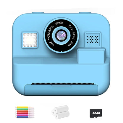 Educational Thermal Instant Print 1080P  Camera With 32G Card