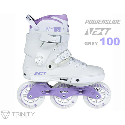Powerslide NEXT Trinity Inline Skates – Professional Freeride Roller Blades for Street, Racing & Urban Skating with 3/4 Wheel Setup