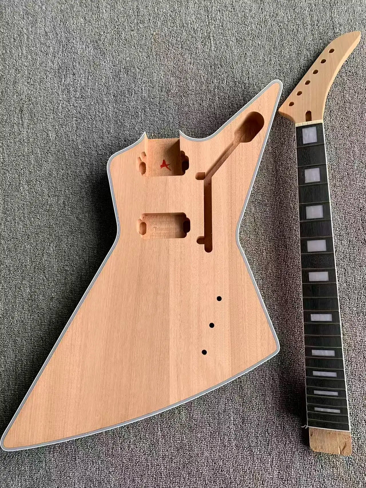 DIY High-quality mahogany wood electric guitar KITS