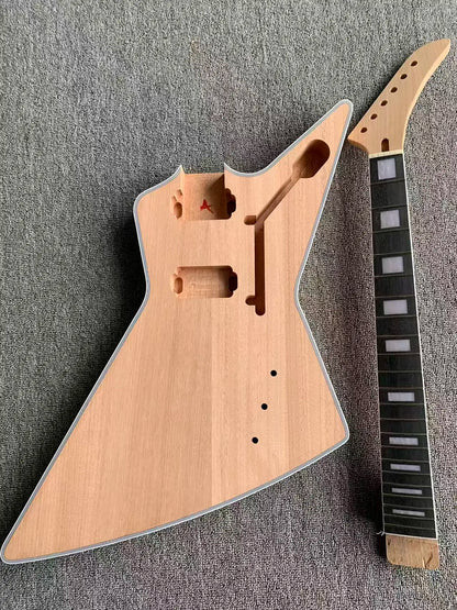 DIY High-quality mahogany wood electric guitar KITS