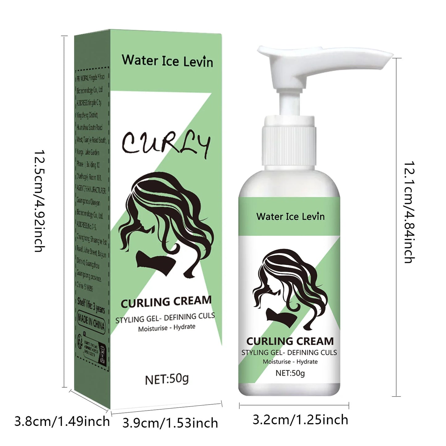 Moisturizing Curling Cream  for All Hair Types