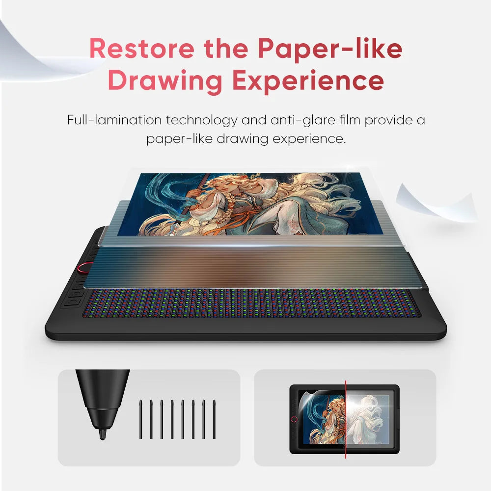 XPPen Artist 15.6 Pro V2 Drawing Tablet 16K - Pressure Levels | Digital Animation Drawing Board