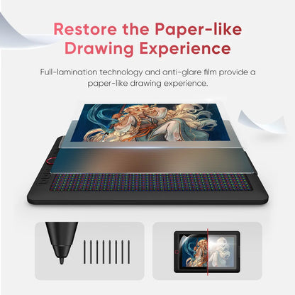 XPPen Artist 15.6 Pro V2 Drawing Tablet 16K - Pressure Levels | Digital Animation Drawing Board