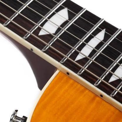 Eart Guitars EGLP-620 Flame Maple Top Locking Tuners Coil Split Pickups Electric Guitar