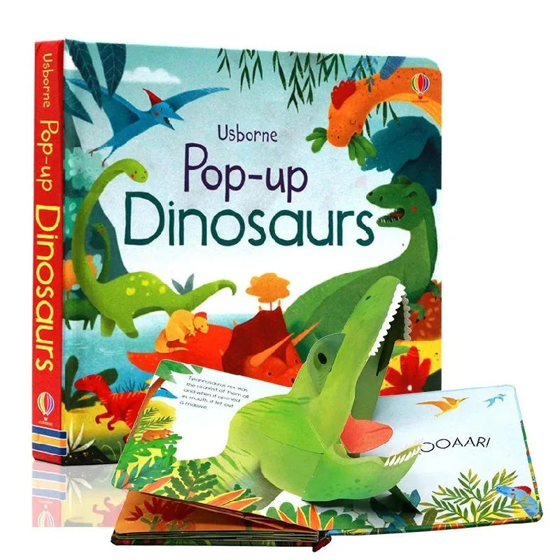 Kids 3D Pop Up Flap Picture Montessori Reading Book -  Enlighten Learning