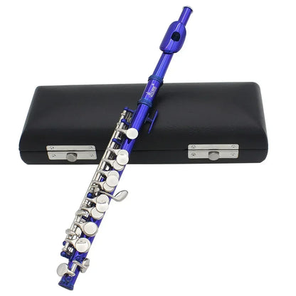 SLADE 16 Holes Piccolo C Key Multicolor Silver White Copper Blow Pipe -  with Accessories