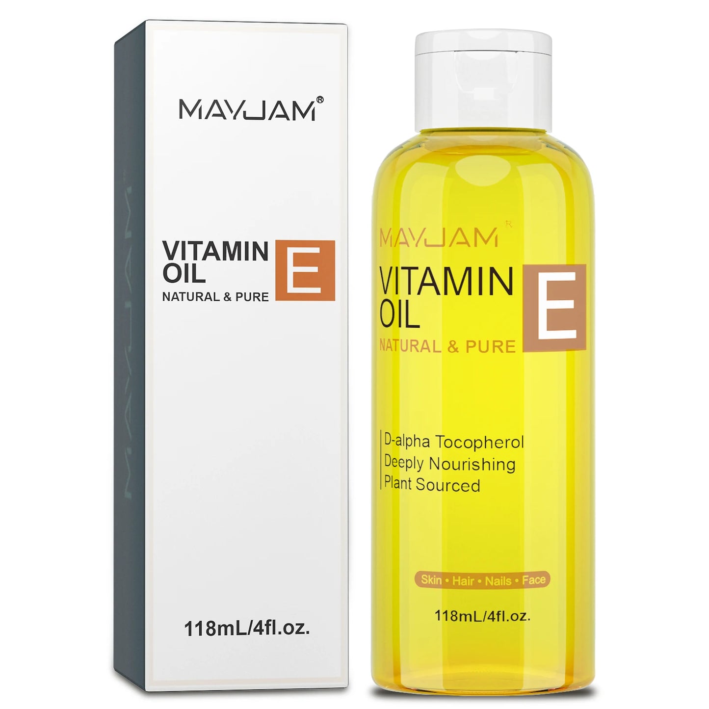 MAYJAM Natural & Pure Vitamin E Oil Skincare - 118ml 236ml