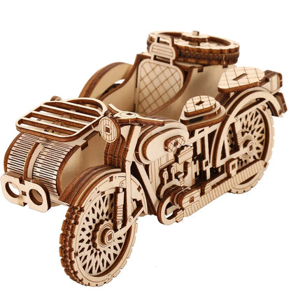 Trike 3D Wooden Puzzle, Scale Model,DIY Model Kit, Handcraft Gift,Home Decoration,Mechanical Model Kit, Building Toy