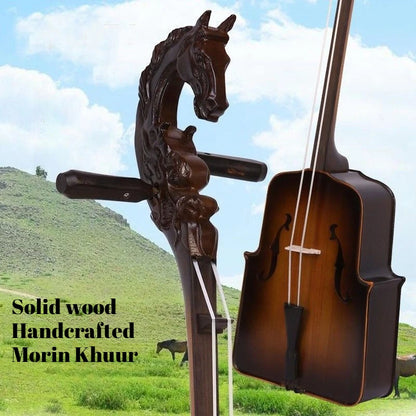Morin Khuur Matouqin Plucked Plate Violin | Mongolia Ethnic Musical Instruments