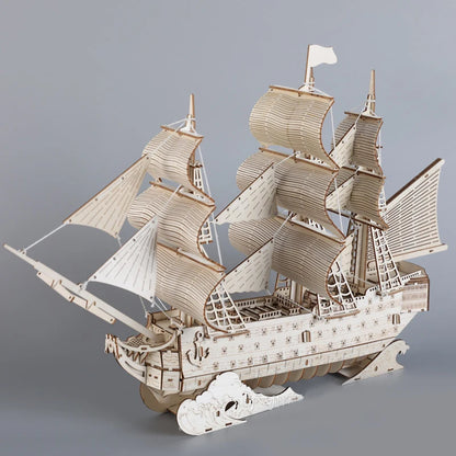 DIY 3D  HMS Victory Sailing Ship Model  Wooden Puzzles