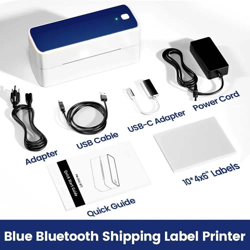 Wireless Small 4x6 Shipping Label Printer | Bluetooth