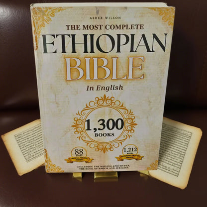 THE COMPLETE ETHIOPIAN BIBLE in English 88 Scriptures: including Missing Apocrypha of Enoch Jubilees(Divided into two volumes)