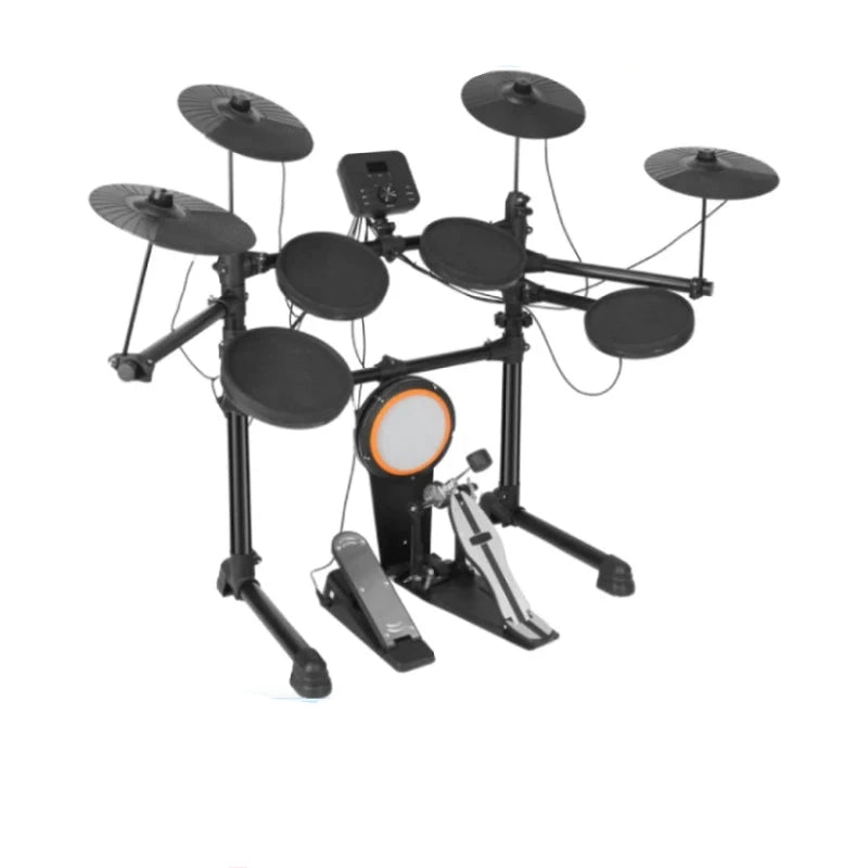 Professional Electric Digital Drum Set - Electronic Mesh Kick Pedal