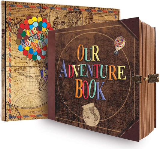 DIY Handmade Our Adventure Book Photo Album Scrapbook - 146 Pages