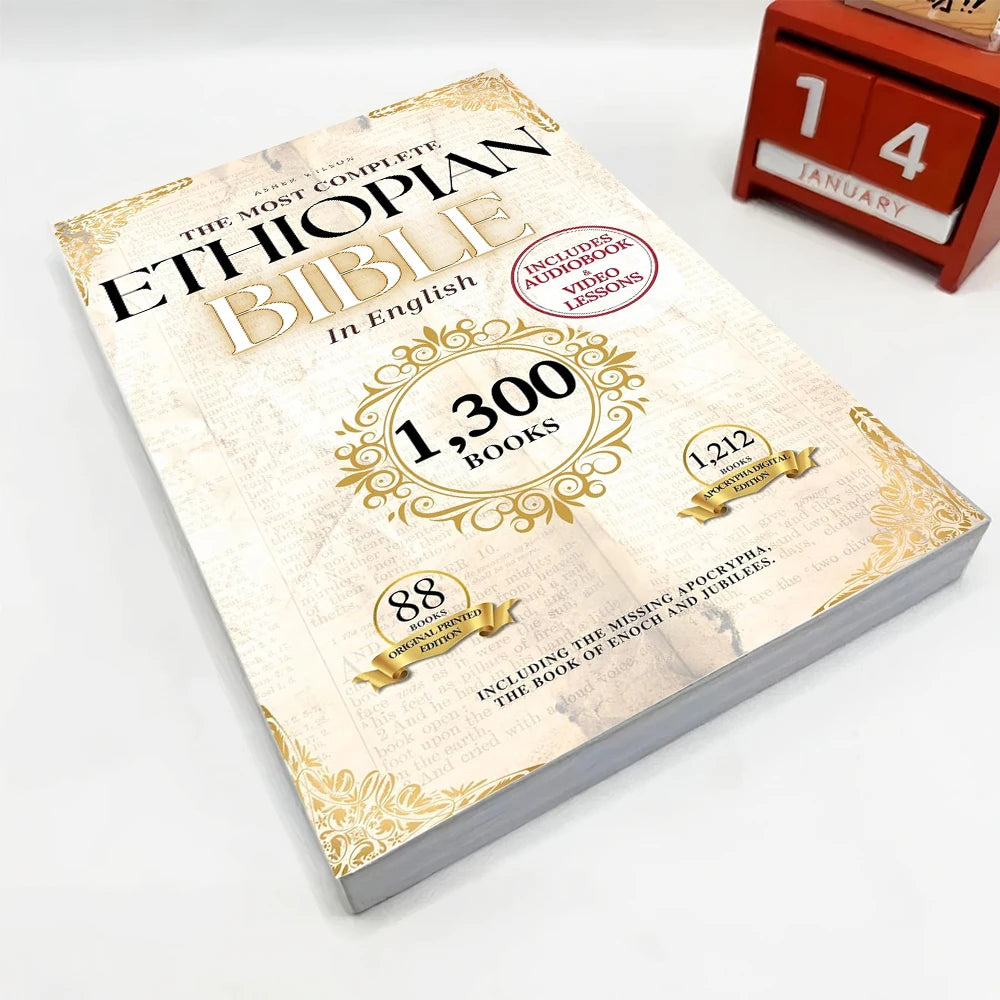 THE COMPLETE ETHIOPIAN BIBLE in English 88 Scriptures: including Missing Apocrypha of Enoch Jubilees(Divided into two volumes)