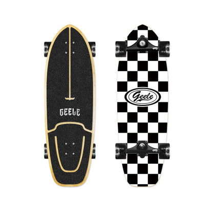 CX4 Land Surfboard Surfskate, No-Push Cruiser Skateboard for Adults & Beginners