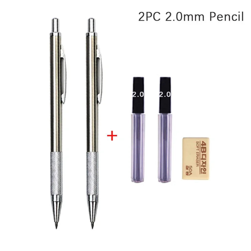 Mechanical Pencil Set | 0.3 0.5 0.7 0.9 1.3 2.0mm