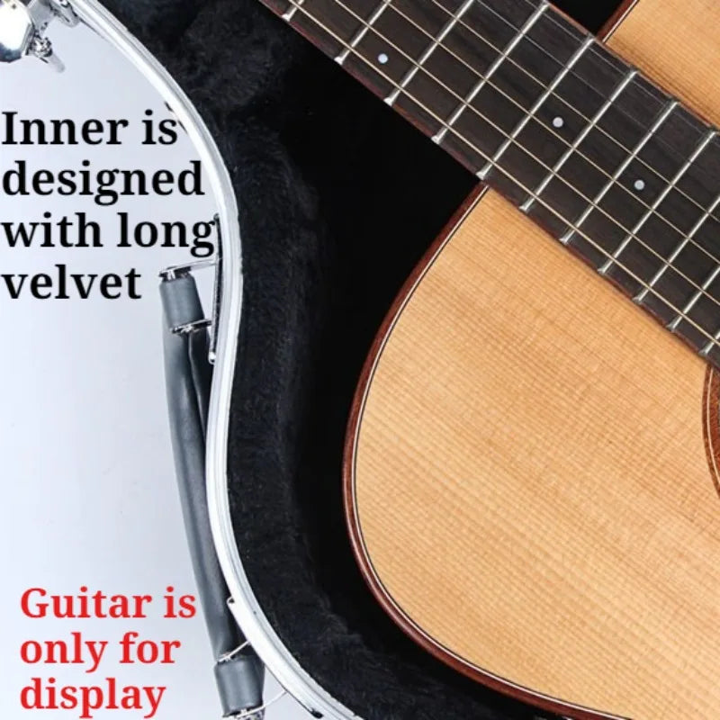 Large Size Thickened Guitar Storage Case Pressure-resistant Sponge Portable Shoulders Guitar Box Musical Instrument Accessory
