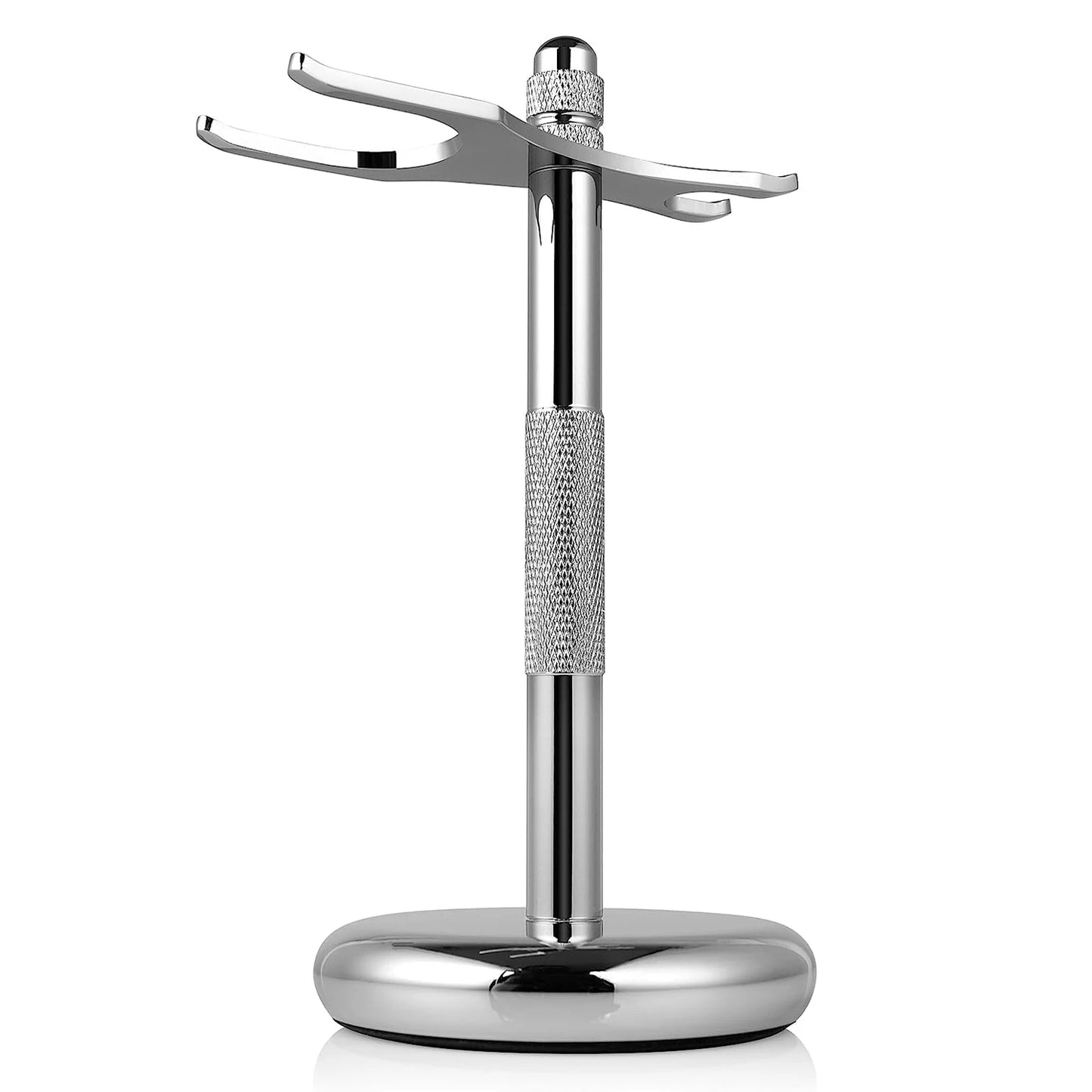 Deluxe Chrome Razor and Brush Stand
