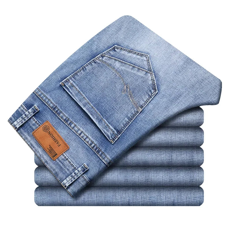 Men's Cotton Stretch Casual Denim Jeans