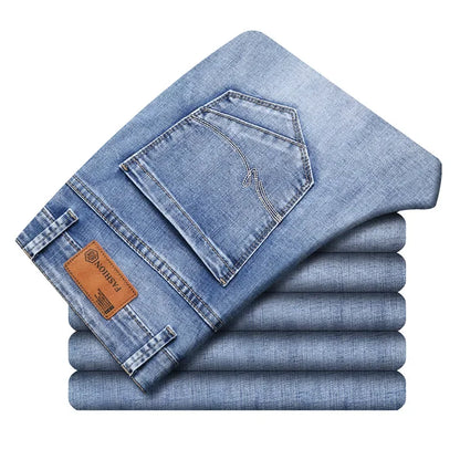 Men's Cotton Stretch Casual Denim Jeans